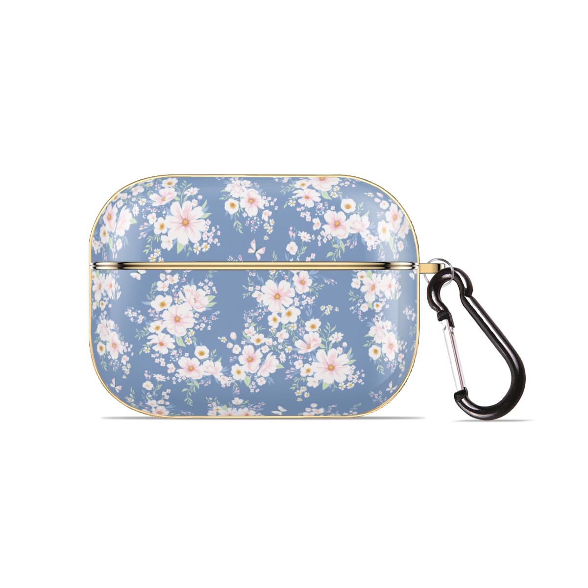 Amazon | AirPods Pro 第2世代ケース 青 花柄 AirPods Pro2 ケース